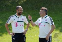 Fussball 1. Bundesliga 2013/2014:  Fototermin beim  FC Bayern Muenchen