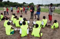 Fussball im Armenviertel Umlazi bei Durban
