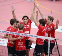 Volleyball  1. Bundesliga  14/15:  TV Rottenburg - Netzhoppers KW-Bestensee