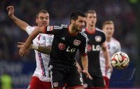 Fussball, 1. Bundesliga  Saison 2014/2015: Hamburger SV - Bayer 04 Leverkusen