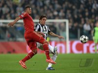 FUSSBALL INTERNATIONAL CHL VIERTELFINALE 12/13: Juventus Turin - FC Bayern Muenchen