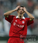 Fussball 1. Bundesliga  FC Bayern Muenchen JUBEL Makaay