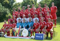 Fussball 1. Bundesliga 2013/2014:  Fototermin beim  FC Bayern Muenchen