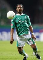 Fussball Champions League: Bremen, ALBERTO Einzelaktion