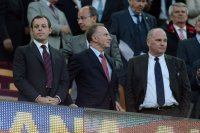 FUSSBALL INTERNATIONAL CHL HALBFINALE 12/13: FC Barcelona  - FC Bayern Muenchen