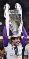 Fussball Champions League Finale 2017: JUBEL Isco (Real Madrid)