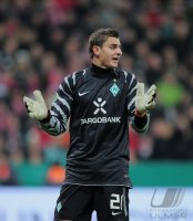 Fussball DFB Pokal 10/11 : Torwart Sebastian Mielitz (SV Werder Bremen)