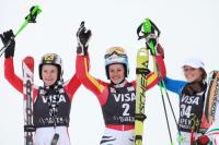 SKI Weltcup Damen  Aspen;  SIEGERIN Kathrin Hoelzl (GER)