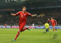 Fussball 1. Bundesliga Saison 12/13:  JUBEL Mario Mandzukic (FC Bayern Muenchen)