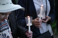 Maiandacht mit Lichterprozession mit Gnadenbild der Schmerzhaften Mutter vom Weggental