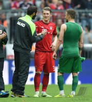 Fussball 1. Bundesliga Saison 14/15: FC Bayern Muenchen -  FC Augsburg