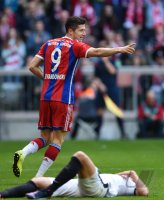 Fussball 1. Bundesliga Saison 14/15: FC Bayern Muenchen - Eintracht Frankfurt
