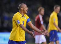 Fussball WM-Qualifikation: Henrik LARSSON (Schweden)