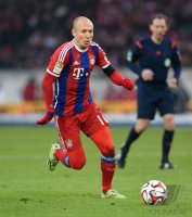 Fussball 1. Bundesliga Saison 14/15: Arjen Robben (FC Bayern Muenchen)