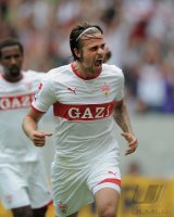 Fussball 1. Bundesliga  Saison 2011/2012:  JUBEL Martin Harnik (VfB Stuttgart)