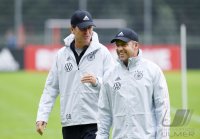 Fussball Training Deutsche Nationalmannschaft in Stuttgart: Bundestrainer Flick (Deutschland)