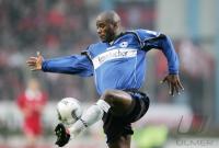 Fussball 1. Bundesliga: Bielefeld, BORGES Einzelaktion am Ball