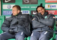 Fussball: 1. Bundesliga Saison 2010/2011: Bremen, JENSEN und PIZARRO