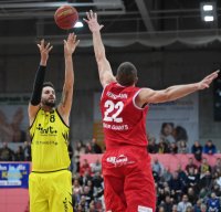 Basketball 2. Bundesliga  19/20: Tigers Tuebingen - Bayer Giants Leverkusen