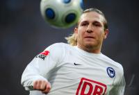 FUSSBALL 1. BUNDESLIGA: Berlin, VORONIN Einzelaktion