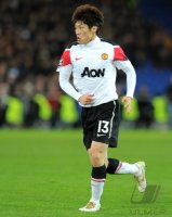 Fussball CHL  Saison 2011/2012: Ji - Sung Park (Manchester United FC)