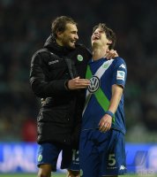 Fussball, 1. Bundesliga  Saison 2014/2015: SV Werder Bremen - VfL Wolfsburg