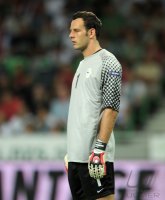 Fussball International  EM Qualifikation:  Samir HANDANOVIC (Slowenien)