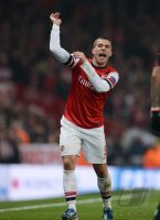 FUSSBALL INTERNATIONAL CHL ACHTELFINALE 12/13:  FC Arsenal London - FC Bayern Muenchen