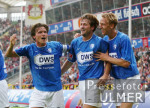 Fussball Bundesliga: Leverkusen - Bochum, Jubel Bochum