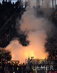 Fussball 1. Bundesliga : BVB Fankurve mit Rauchbombe