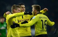 Fussball, 1. Bundesliga12/13: Werder Bremen - Borussia Dortmund