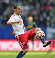 Fussball, 1. Bundesliga  Saison 2014/2015: Hamburger SV - Borussia Moenchengladbach