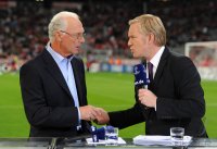 Fussball Champions League  Saison 2010/2011: TV EXPERTE Franz Beckenbauer mit Johannes B Kerner