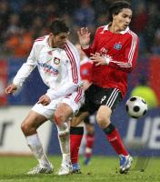 Fussball UEEA CUP ACHTELFINALE: Hamburg - Leverkusen