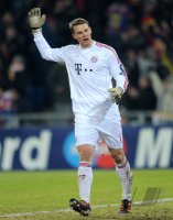 Fussball CHL  Saison 2011/2012: Torwart Manuel Neuer (FC Bayern Muenchen)