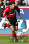 FUSSBALL 1. Bundesliga: Leverkusen, NEUVILLE Einzelaktion