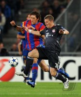 Fussball Champions League  Saison 2010/2011: FC Basel - FC Bayern  Muenchen