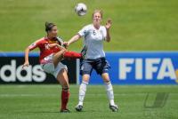 Fussball Frauen FIFA U 17  WM  2008   England  - Deutschland 