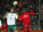 FUSSBALL 1. Bundesliga Spielszene  SC Freiburg  -  VfL Wolfsburg