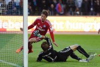 Fussball, 1. Bundesliga  Saison 2014/2015 Relegation: JUBEL Hamburger SV
