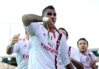 FUSSBALL SERIE A:  Jubel Kevin Prince Boateng (AC Mailand)