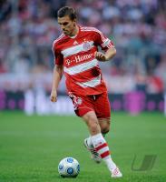 Fussball 1. Bundesliga 2008/2009  PODOLSKI (FC Bayern Muenchen)