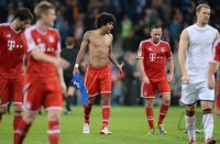 Fussball  1. Bundesliga  13/14: Dante (FC Bayern Muenchen)  und Franck Ribery (FC Bayern Muenchen)