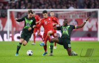 Fussball 1. Bundesliga Saison 19/20: FC Bayern Muenchen - VfL Wolfsburg