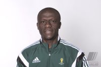 FUSSBALL WM 2014 Fototermin FIFA WM Schiedsrichter: Noumandiez Desire Doue (Elfenbeikueste)