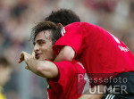 Fussball 1. Bundesliga: Leverkusen - 60 Muenchen, Jubel Leverkusen