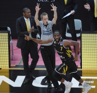 Basketball 1. Bundesliga 17/18 Hauptrunde: Walter Tigers Tuebingen - Oettinger Rockets Gotha/Erfurt