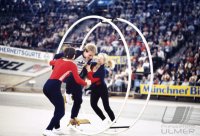 Fussball Sportpressefest:  Rummenigge im Rhoenrad