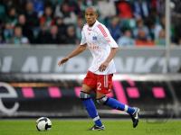 FUSSBALL 1. BUNDESLIGA: Hamburg, SILVA Einzelaktion