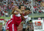 FUSSBALL 1. Bundesliga  Bayern-Eintracht JUBEL FCB